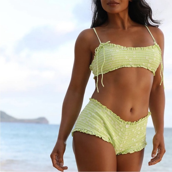 For Love And Lemons Lime Green Bikini Set - Picture 9 of 10